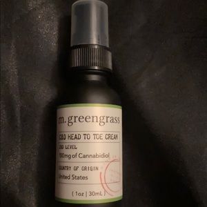 New 100mg of cannabidiol head to toe cream